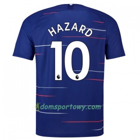 Koszulka Chelsea Hazard 10 Domowe Koszulki Piłkarskie 2018-2019 Krótki Rękaw